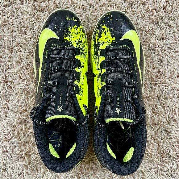 Nike Alpha Huarache NXT MCS Baseball Cleats Black/Life Lime FV6092-001 Men’s 8.5 - Picture 6 of 16